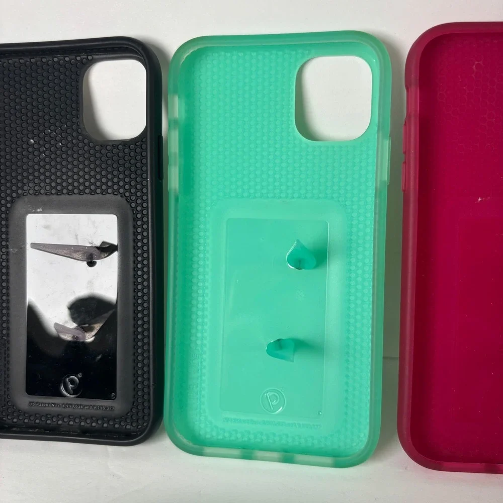 Loopy iPhone 11 ? Phone Case Bundle 3pk‎ Zebra Mint Leopard Sparkly Pink Loop